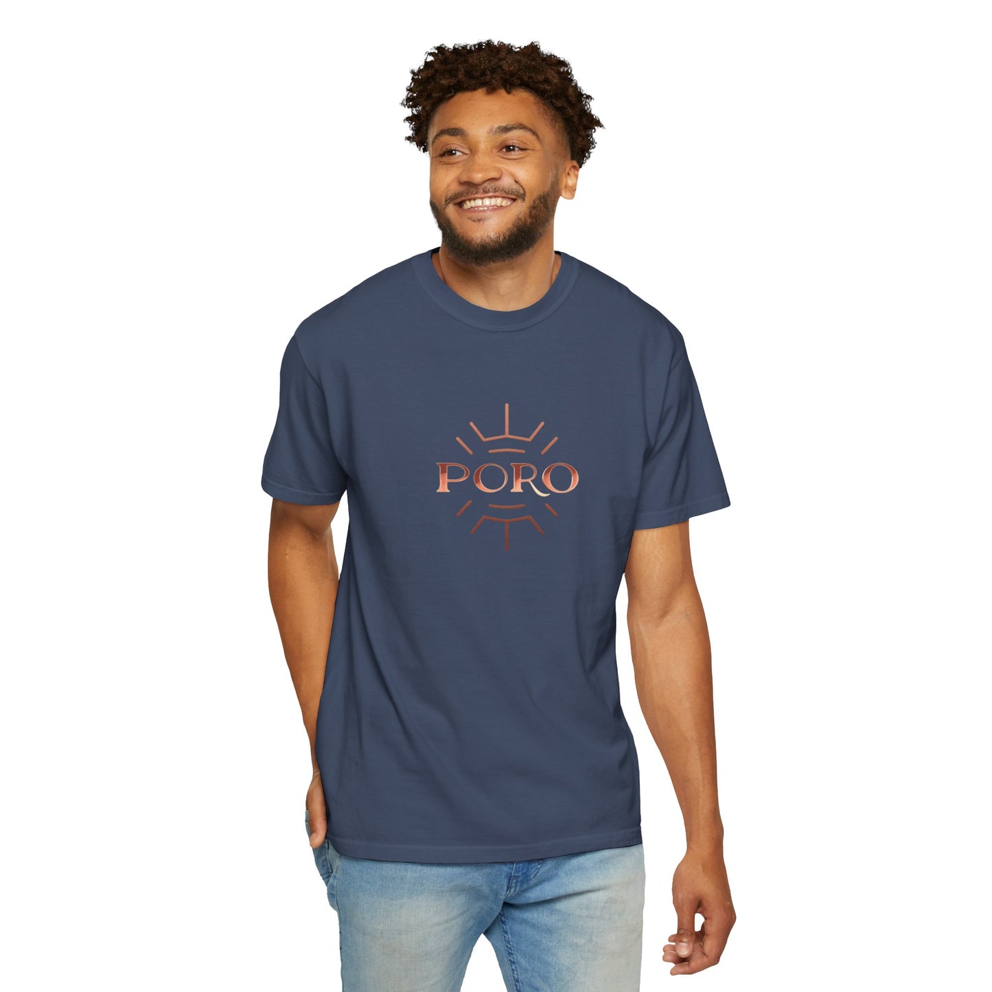 Garment-Dyed T-shirt - Poro Brand - Perfect Fit for Everyone