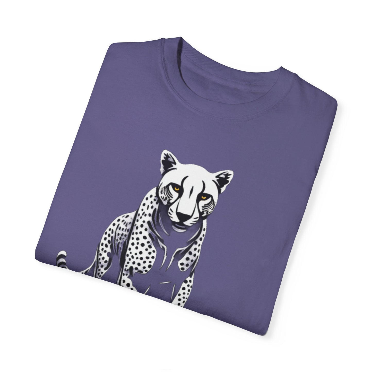 Cheetah Graphic Unisex T-Shirt - Wild Animal Art Tee for Nature Lovers poro brand