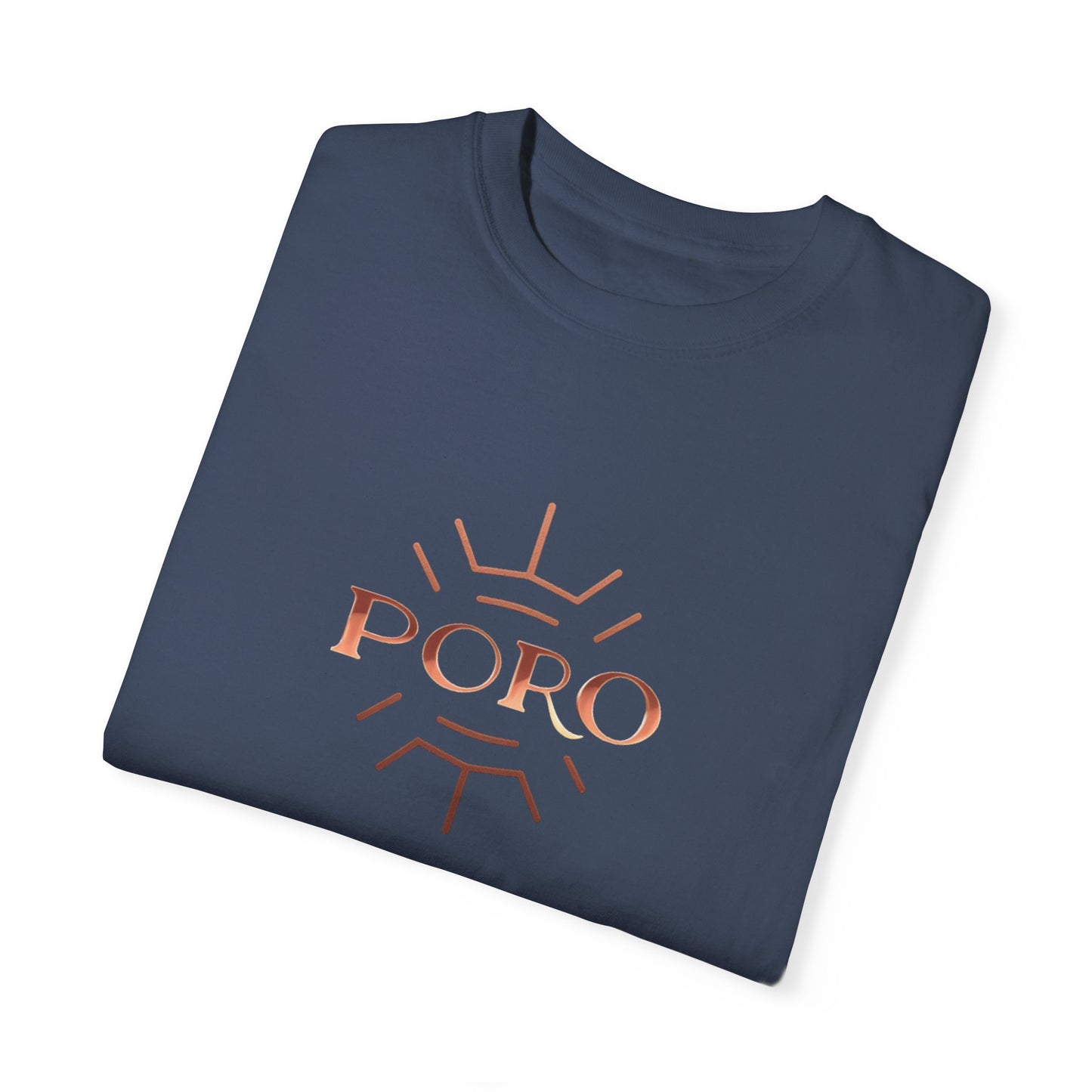 Garment-Dyed T-shirt - Poro Brand - Perfect Fit for Everyone