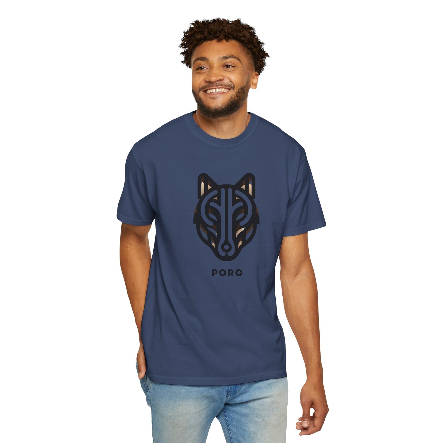 Poro Wolf Unisex T-Shirt - Cool Graphic Tee for Nature Lovers